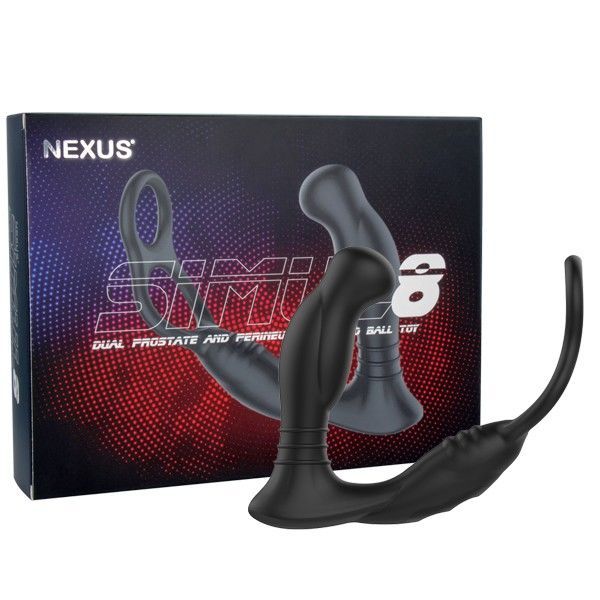 купить Стимулятор простаты Nexus SIMUL8 Prostate Stimulator с эрекционным кольцом и двумя моторами