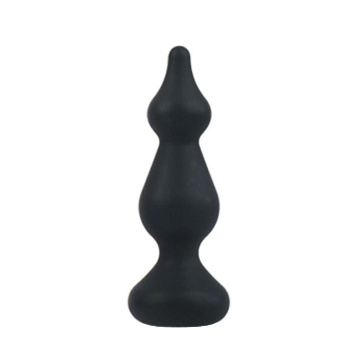 купити Анальна пробка Adrien Lastic Amuse Mini Black (S) з двома переходами, макс. діаметр 3 см