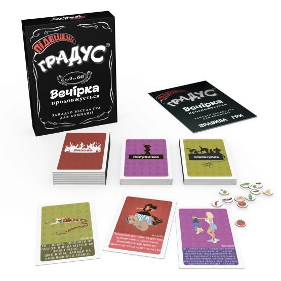 Застольная игра для компании «Повышаем Градус» (UA)