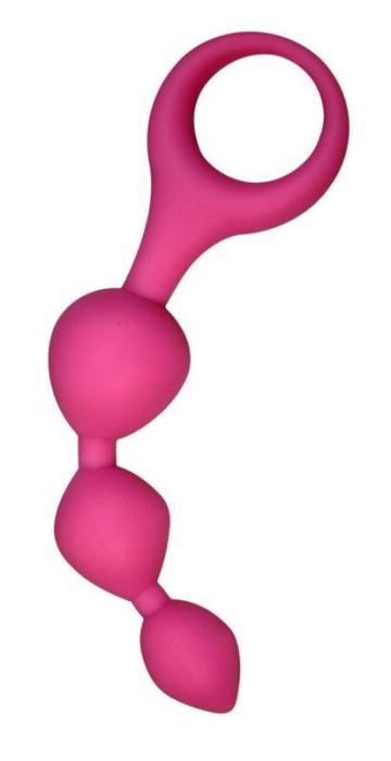 купити Анальні кульки Alive Triball Pink, силікон макс. діаметр 2 см