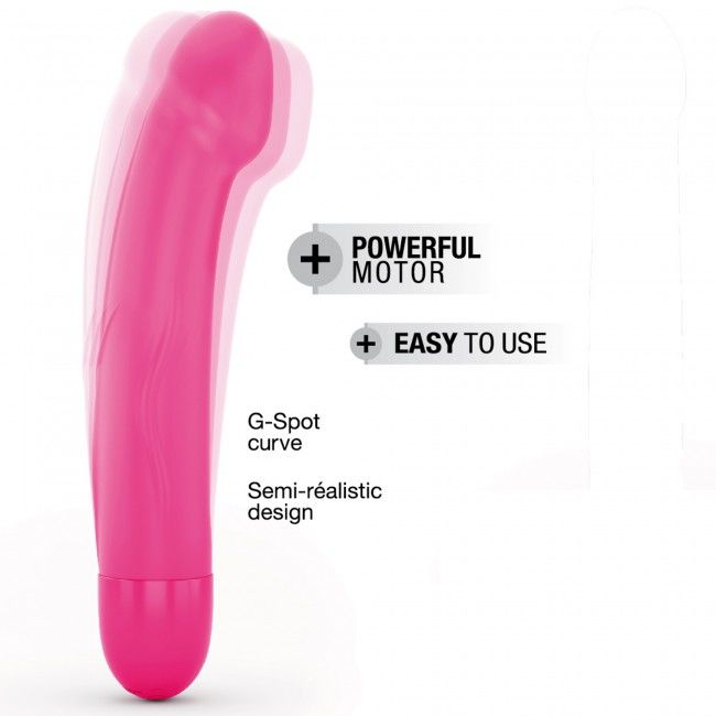 купити Вібратор Dorcel Real Vibration M Magenta 2.0, діаметр 3,7см, перезаряджається, для точки G, водостій
