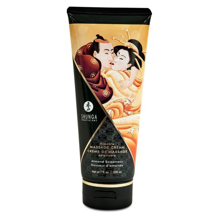 купити Їстівний масажний крем Shunga Kissable Massage Cream - Almond Sweetness (200 мл)