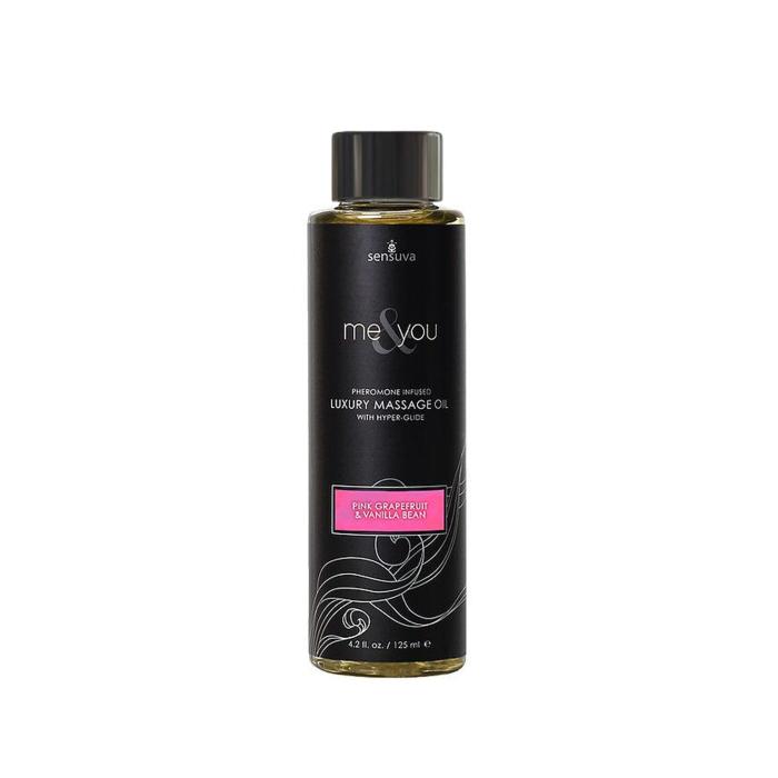 купити Масажна олія Sensuva — Me&You Pink Grapefruit & Vanilla Bean (125 мл) з феромонами