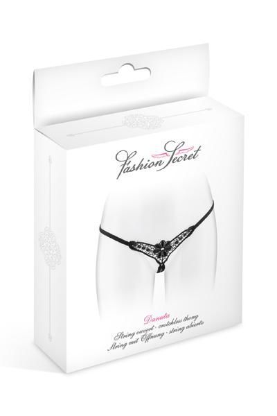купить Трусики-стринги с доступом Fashion Secret DANUTA Black