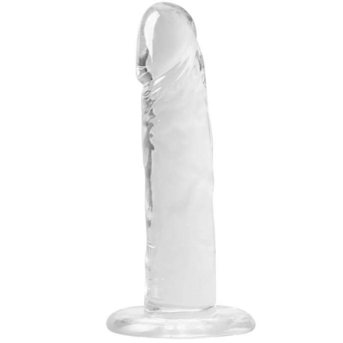 купити Прозорий фалоімітатор і насадка для страпона Alive Jelly Dildo Speedy, ТПЕ, довжина 17,8 см