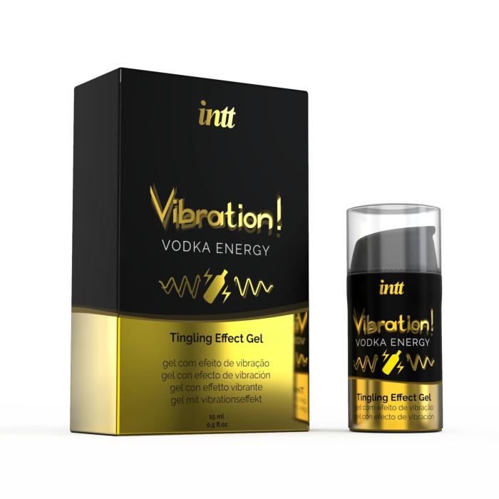 купити Рідкий вібратор Intt Vibration Vodka (15 мл), густий гель, дуже смачний, діє до 30 хвилин
