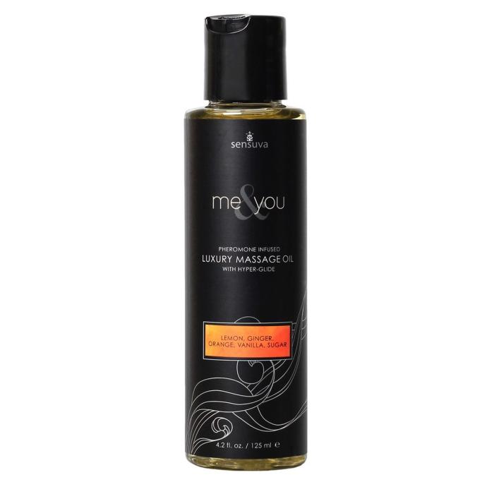 купити Масажна олія Sensuva — Me&You Lemon, Ginger, Orange, Vanilla & Sugar (125 мл) з феромонами