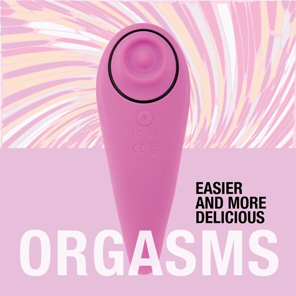 купить Пульсатор для клитора плюс вибратор FeelzToys - FemmeGasm Tapping & Tickling Vibrator Pink