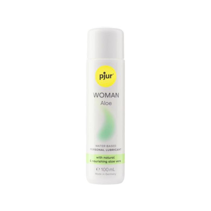 купить Лубрикант на водной основе pjur Woman Aloe 100 мл с экстрактом алоэ, увлажняющий, без парабенов