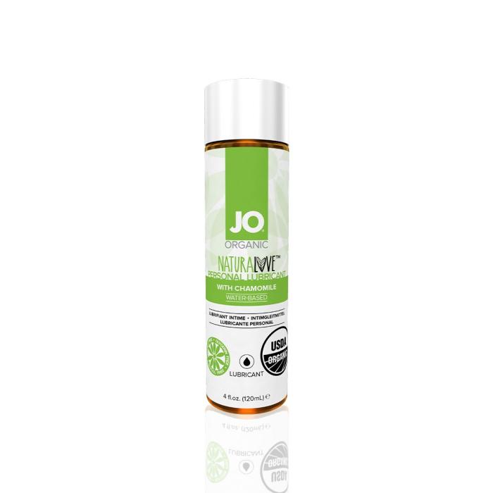 купити Змазка на водній основі System JO NATURALOVE — ORGANIC (120 мл) з екстрактом листя агави та ромашки