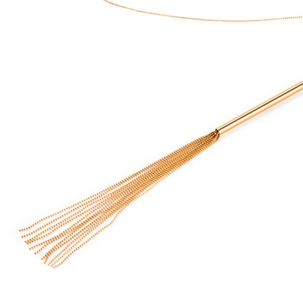 купити Ланцюжок-батіг на шию Bijoux Indiscrets MAGNIFIQUE Necklace Whip - Gold, прикраса для тіла
