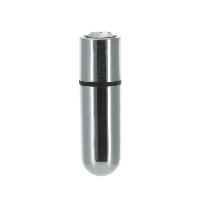 купить Вибропуля PowerBullet - First-Class Bullet 2.5" with Key Chain Pouch, Silver