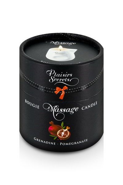 купить Массажная свеча Plaisirs Secrets Pomegranate (80 мл) подарочная упаковка, керамический сосуд
