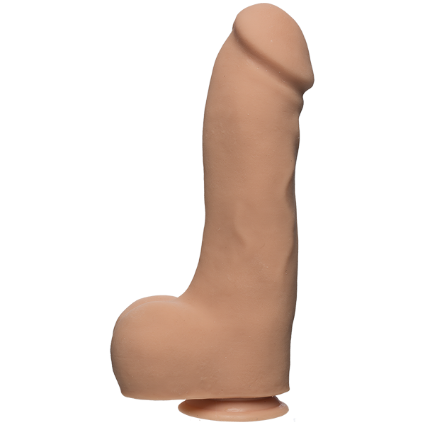 купить Фаллоимитатор Doc Johnson The D - Master D - 12 Inch With Balls - ULTRASKYN, диаметр 8,9см