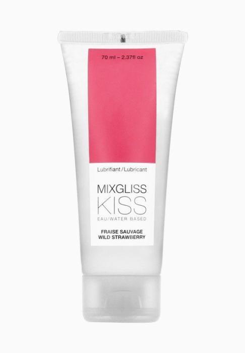 купити Лубрикант на водній основі MixGliss KISS Wild Strawberry (70 мл) Дика Полуничка