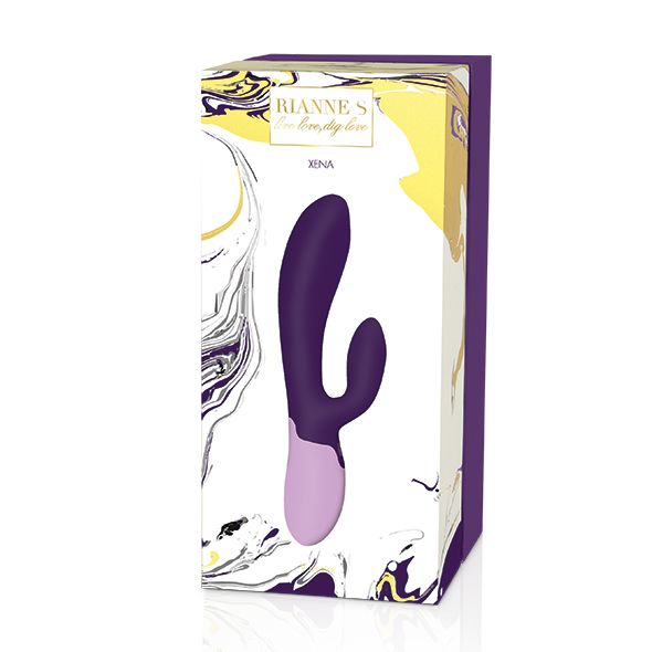 купить Вибратор-кролик Rianne S: Xena Purple/Lilac, 10 режимов работы, медицинский силикон