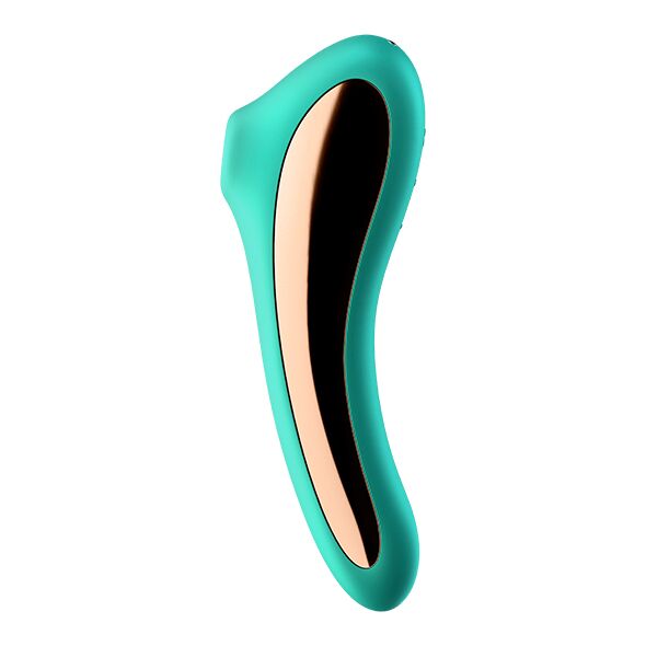 купить Вакуумный стимулятор с вибрацией Satisfyer Dual Kiss Green
