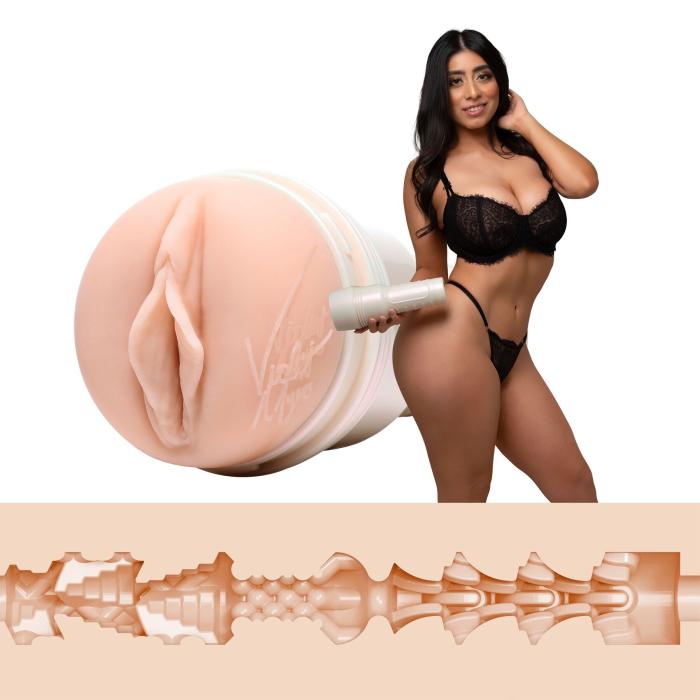 купить Мастурбатор Fleshlight Girls: Violet Myers - Waifu, со слепка вагины, очень нежный