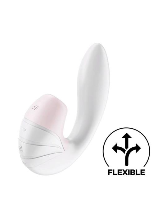 купити Вакуумний вібратор Satisfyer Supernova White, 2 положення ствола