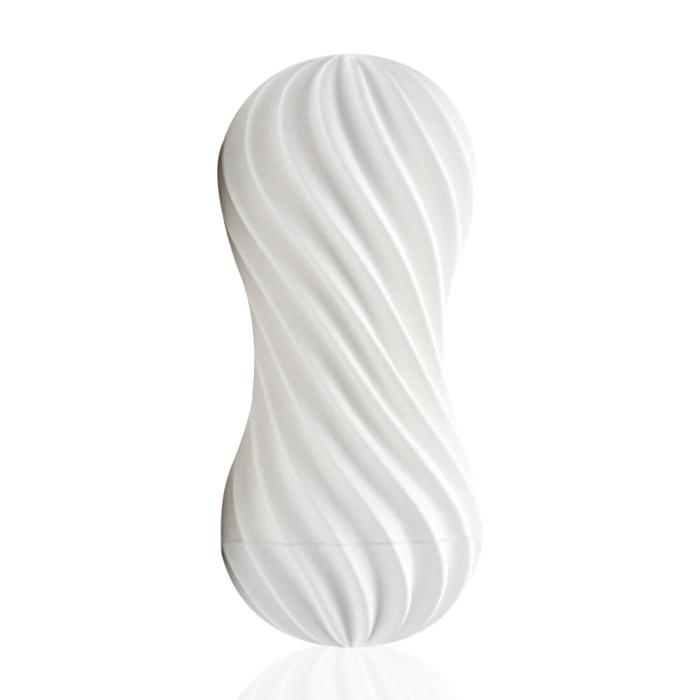 купити Мастурбатор Tenga FLEX Silky White зі змінною інтенсивністю, можна скручувати