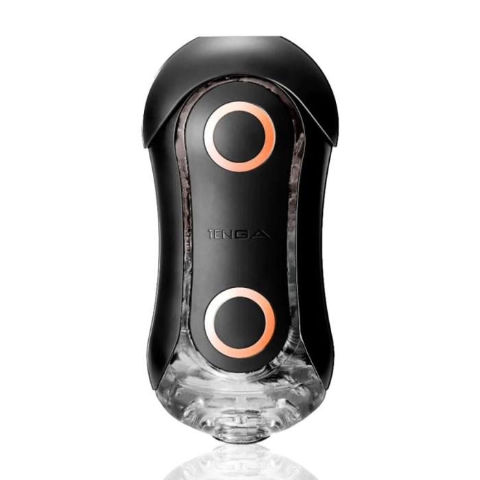 Мастурбатор Tenga FLIP ORB STRONG - Orange Crash, с изменяемым сжатием, со стимулирующими  шариками