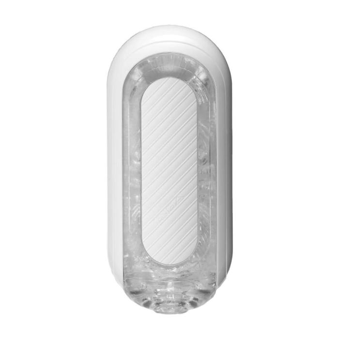 Мастурбатор Tenga Flip Zero GRAVITY White, изменяемая интенсивность стимуляции, раскладной