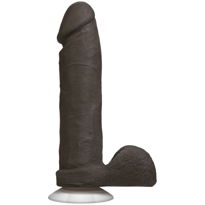купити Фалоімітатор Doc Johnson The Realistic Cock 8 inch Black - ULTRASKYN, Vack-U-Lock, діаметр 5,1 см