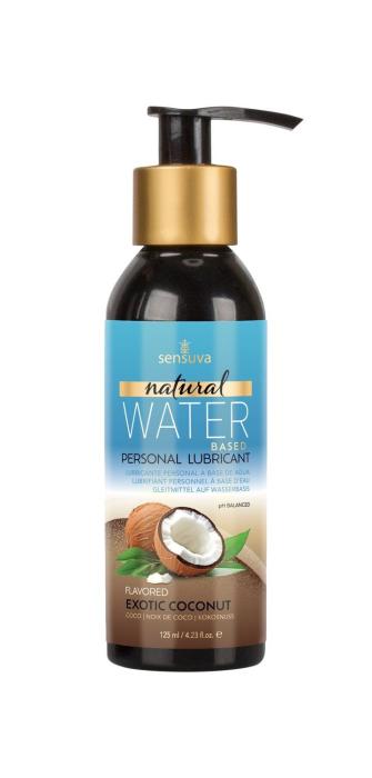 купити Мастило на водній основі Sensuva Natural Water-Based Exotic Coconut (125мл) без гліцерину та парабенів