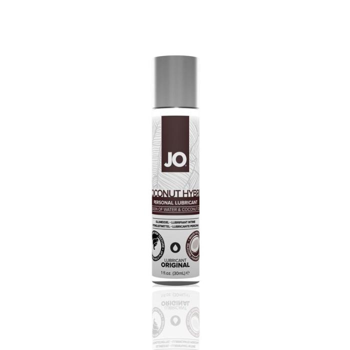 Крем-змазка з кокосовою олією System JO Silicone Free Hybrid ORIGINAL (30 мл) біла