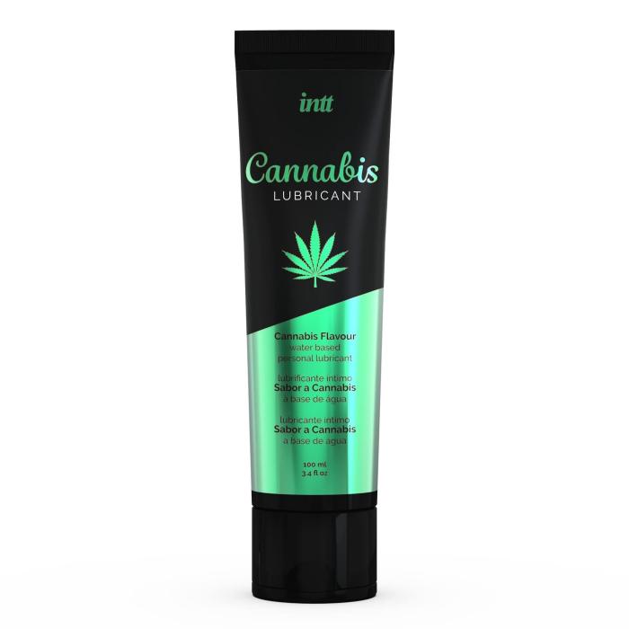 купить Лубрикант на водной основе Intt Cannabis (100 мл) с маслом семян конопли, не растекается