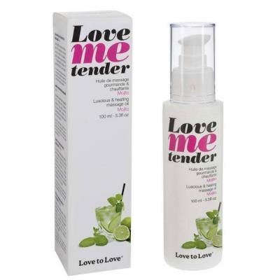 купить Массажное масло Love To Love LOVE ME TENDER Mojito (100 мл) натуральное без консервантов