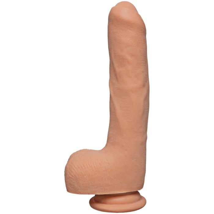 купити Фалоімітатор Doc Johnson The D - Uncut D - 9 Inch With Balls ULTRASKYN, діаметр 4,5 см, необрізаний
