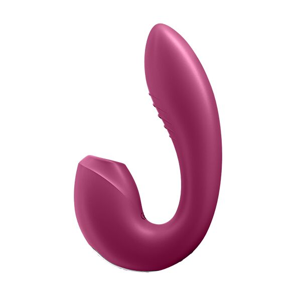 купити Вакуумний смарт-вібратор Satisfyer Sunray Berry, 4 положення стовбура
