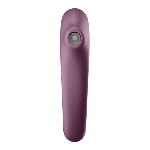 купить Вакуумный стимулятор с вибрацией Satisfyer Dual Kiss Wine Red