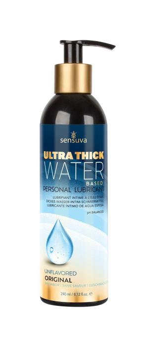 купити Густе мастило Sensuva Ultra-Thick Water-Based (240 мл) на водній основі, без гліцерину та парабенів