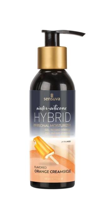 Мастило водно-силіконове Sensuva Hybrid Orange Creamsicle (125мл)без цукру, можна для оральних ласк
