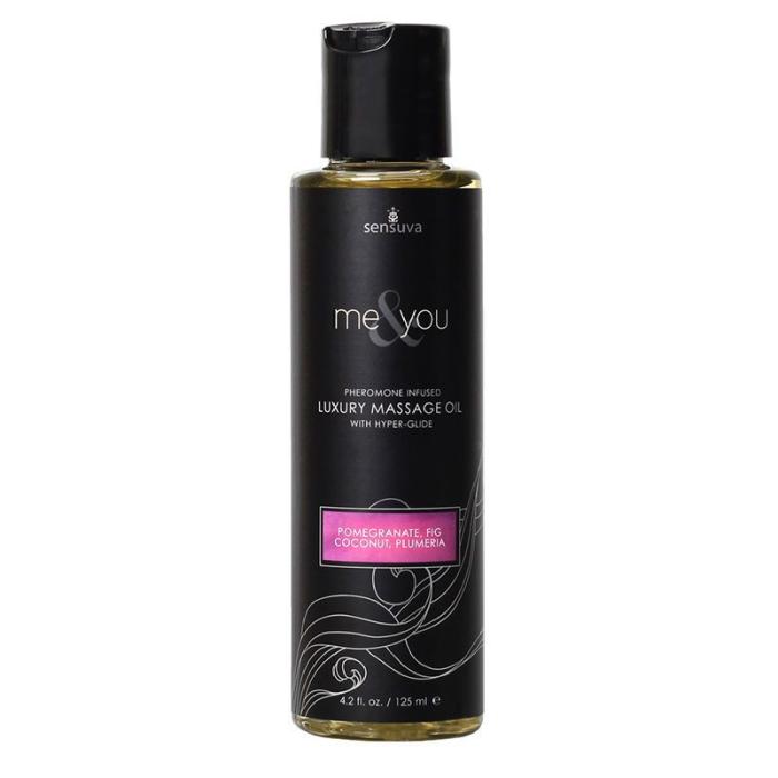 купити Масажна олія Sensuva — Sensuva - Me&You Pomegranate, Fig, Coconut & Plumeria (125 мл) з феромонами