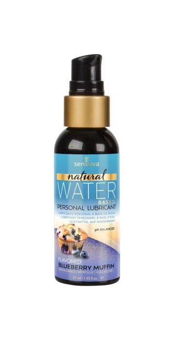 купити Мастило на водній основі Sensuva Natural Water-Based Blueberry Muffin 57мл без гліцерину та парабенів