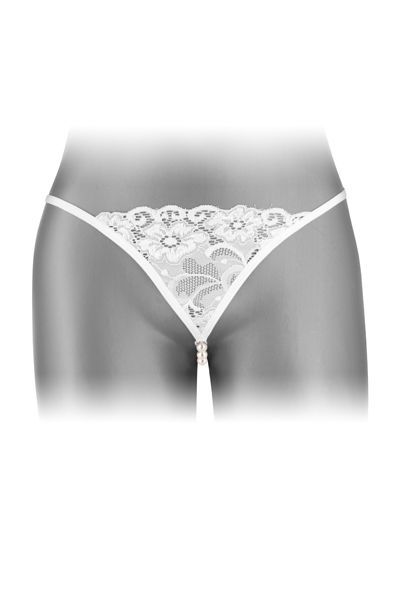 купить Трусики-стринги с жемчужной ниткой Fashion Secret VENUSINA White