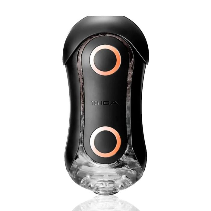 купити Мастурбатор Tenga FLIP ORB STRONG — Orange Crash, з можливістю зміни тиску та стимулювальними кулька