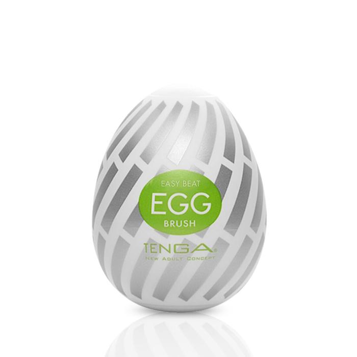 купити Мастурбатор-яйце Tenga Egg Brush з рельєфом у вигляді великої щетини