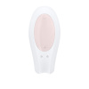 фото Смарт-вибратор для пар Satisfyer Double Joy White с широким клиторальным стимулятором  || фото Смартвібратор для пар Satisfyer Double Joy White із широким кліторальним стимулятором 