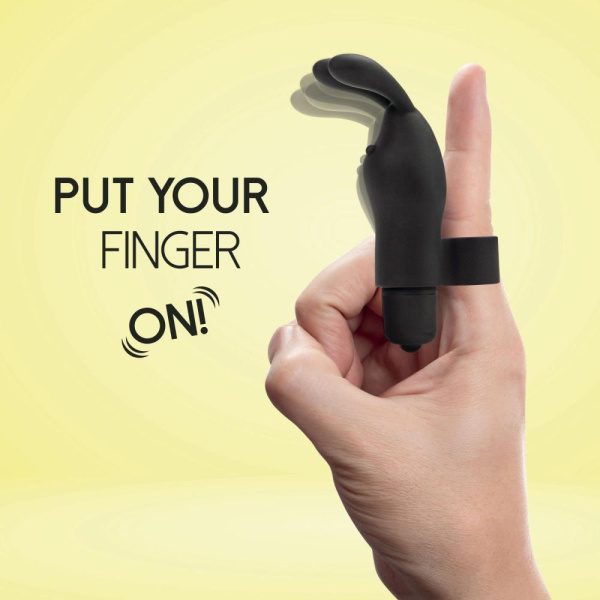 купить Вибратор на палец FeelzToys Magic Finger Vibrator Black