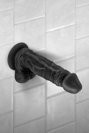 фото Фаллоимитатор Real Body - Real Tony Black, TPE, диаметр 3,5см  || фото Фалоімітатор Real Body — Real Tony Black, TPE, діаметр 3,5 см 