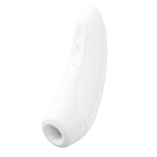 купити Вакуумный клиторальный стимулятор Satisfyer Curvy 1+ White