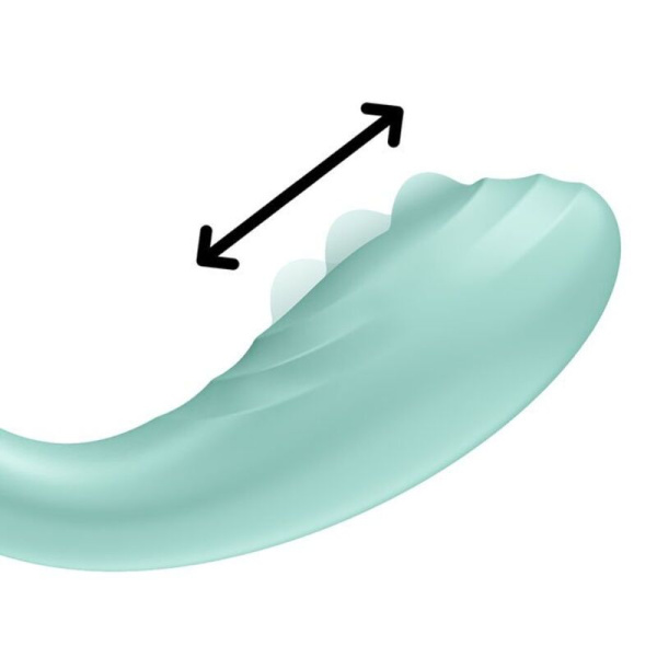 купити Вібратор із перлинною стимуляцією точки G Satisfyer Rrrolling Pleasure Mint