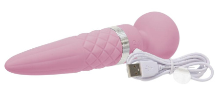 фото Вибромассажер 2-в-1 PILLOW TALK - Sultry Pink, классический массажер и вибратор с ротацией, подогрев  || фото Вібромасажер 2-в-1 PILLOW TALK - Sultry Pink, класичний масажер і вібратор з ротацією, підігрів 