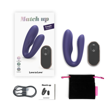 фото Вибратор для пар с пультом ДУ Love To Love MATCH UP - MIDNIGHT INDIGO  || фото Вібратор для пар із пультом ДК Love To Love MATCH UP - MIDNIGHT INDIGO 