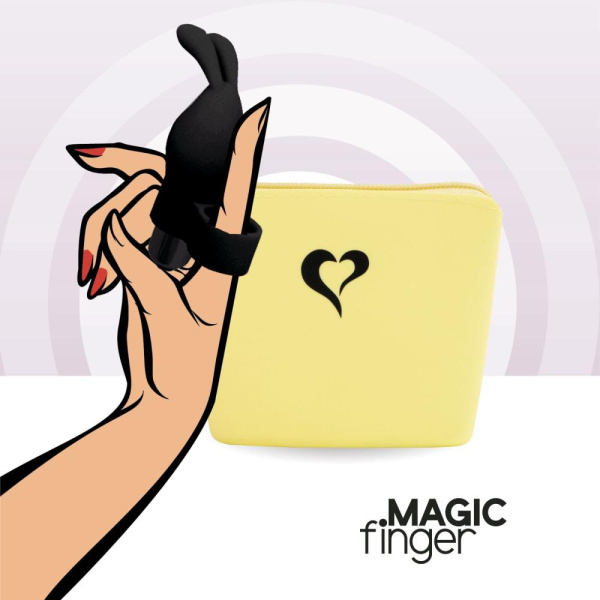 купить Вибратор на палец FeelzToys Magic Finger Vibrator Black