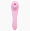 Вібратор і вакуумний стимулятор Alive Midnight Quiver Pink - іграшка 2 в 1